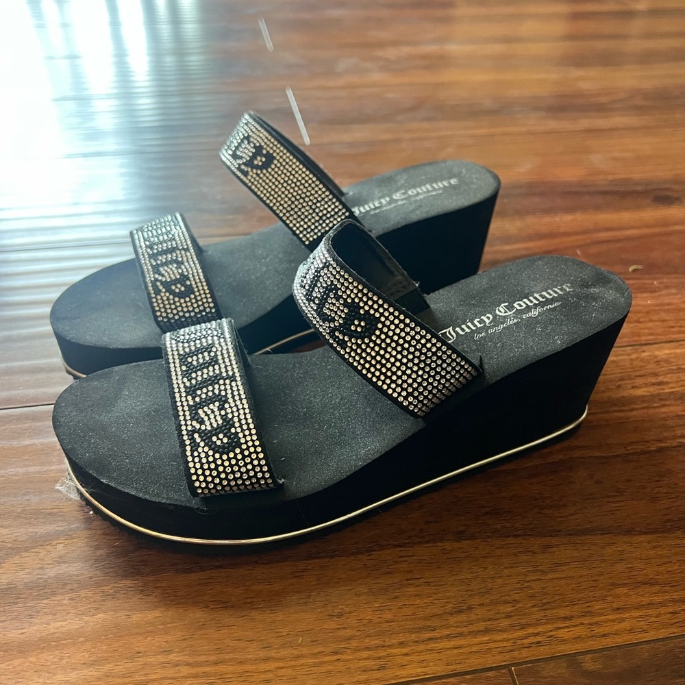 Juicy Couture heeled wedges